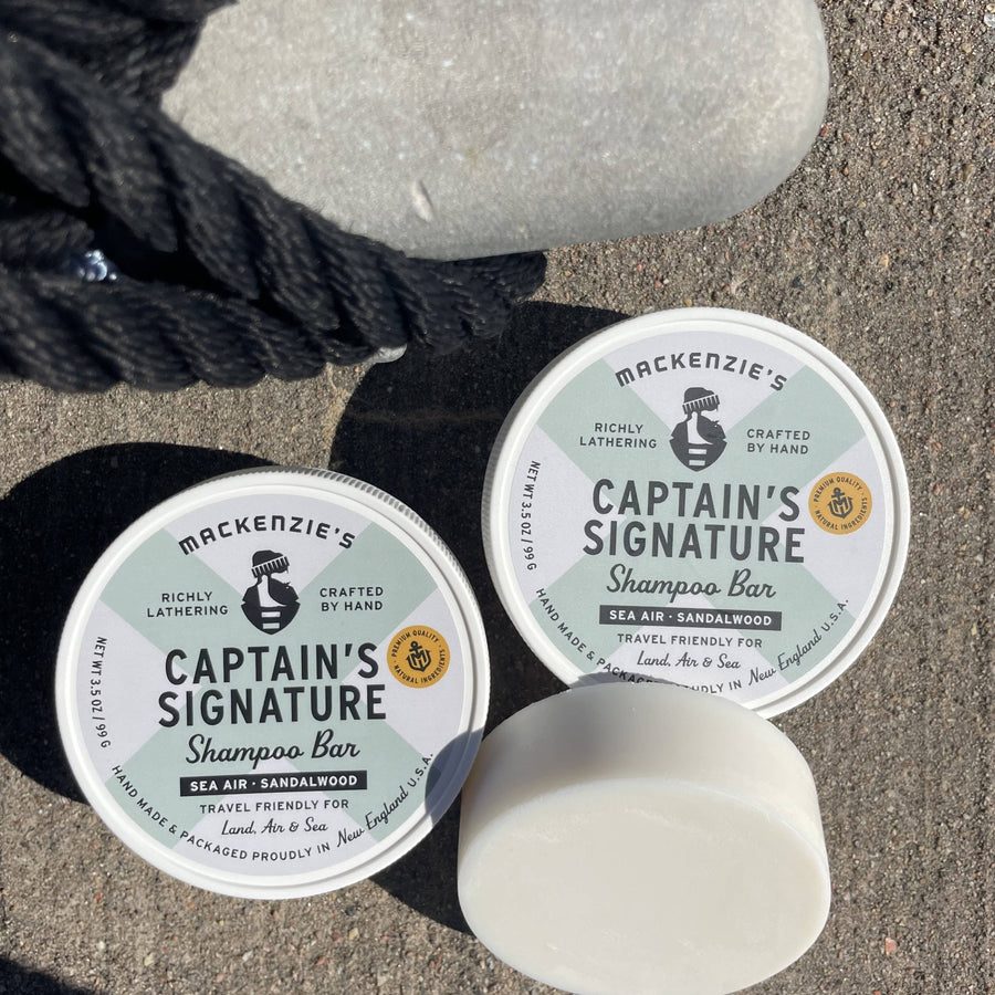 Mackenzie’s Fisherman - Captain's Signature Shampoo Bar, 3.5 oz
