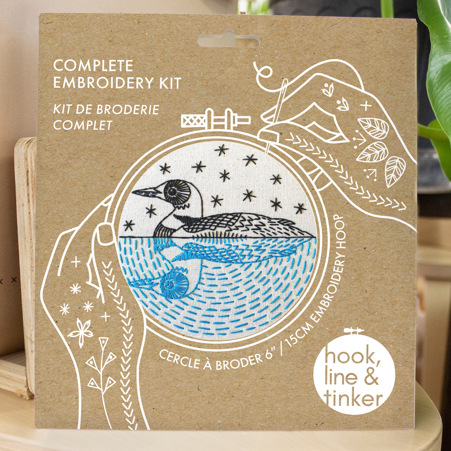 Hook Line & Tinker - Loon Embroidery Kit