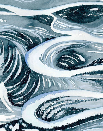 Jill Richie - Meandering Print