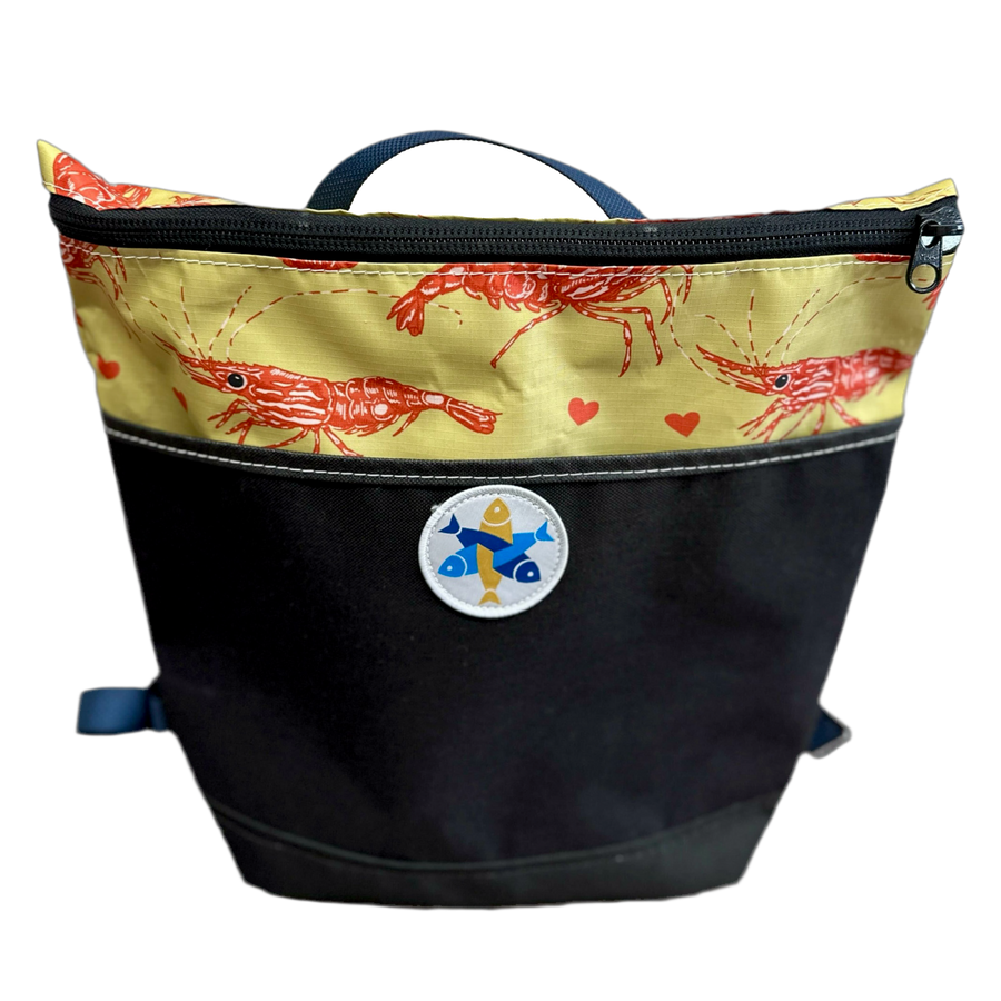 Alaska Pack Co Prawn Backpack Tote – Salmon Sisters Alaska Pack Co Prawn Backpack Tote – Salmon Sisters