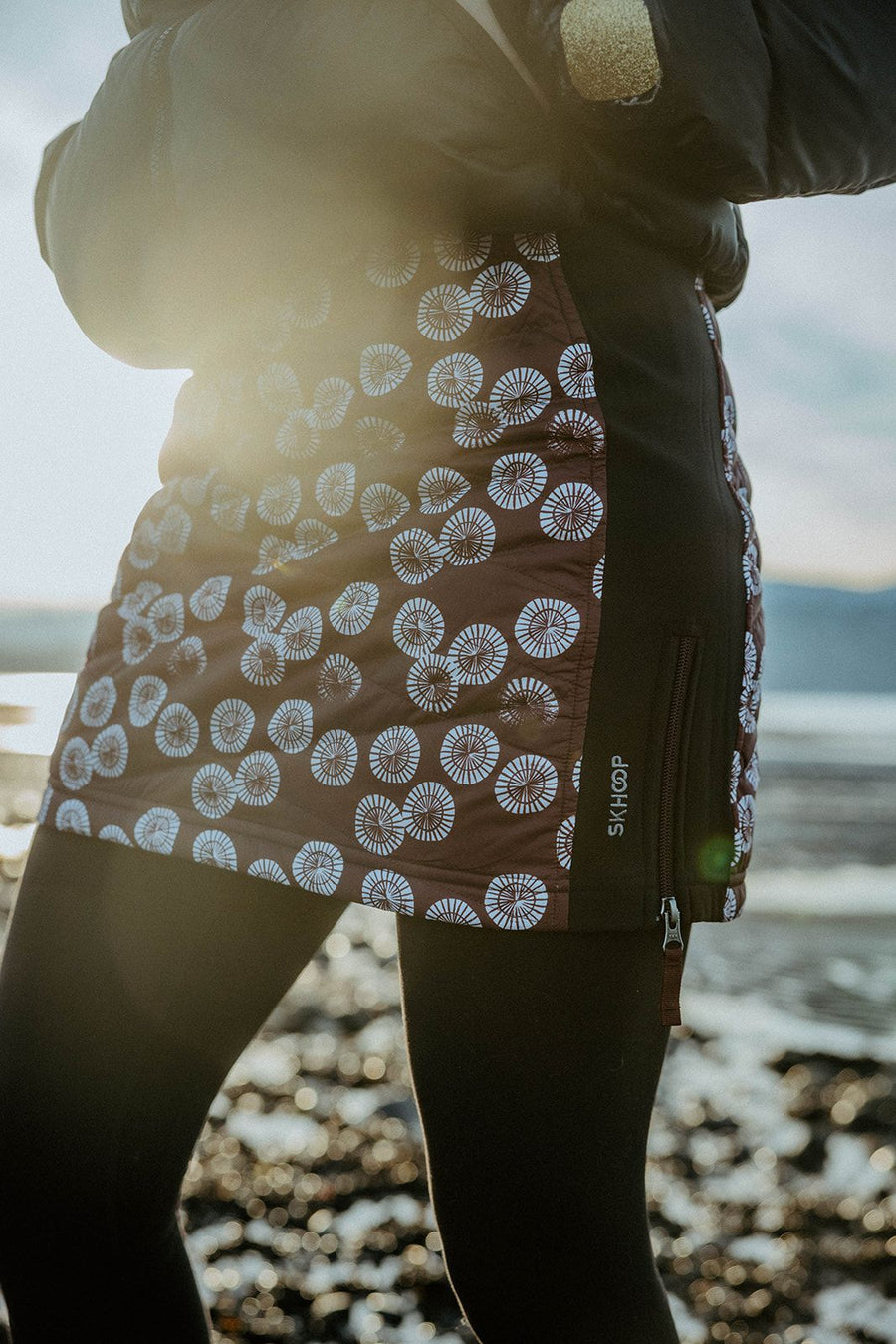 SKHOOP x Salmon Sisters - Limpet Kari Skirt (Chesnut)