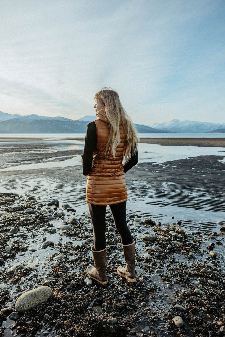 SKHOOP x Salmon Sisters - Limpet Vest (Amber)