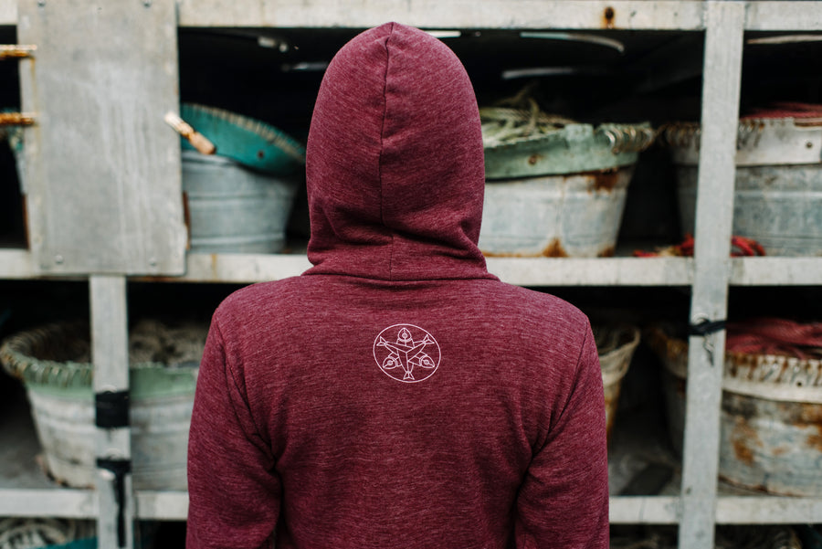 Wild & Free Pullover Hoodie - Berry