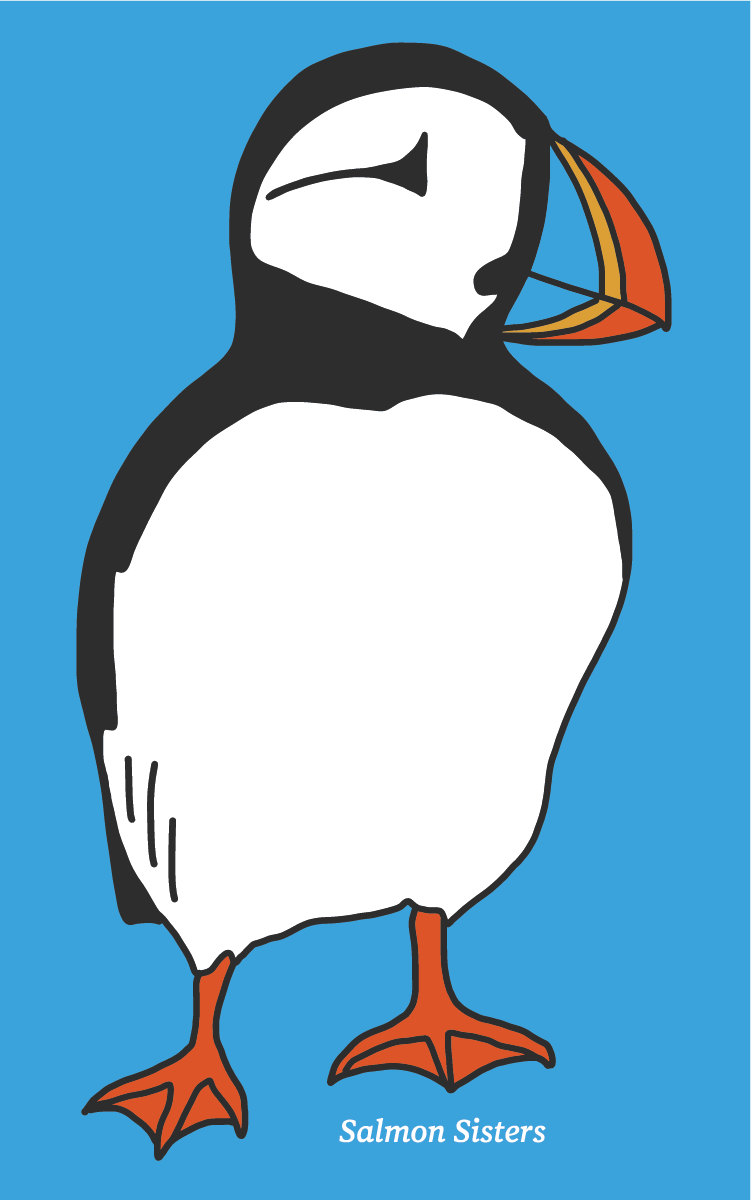 Standing Puffin Decal