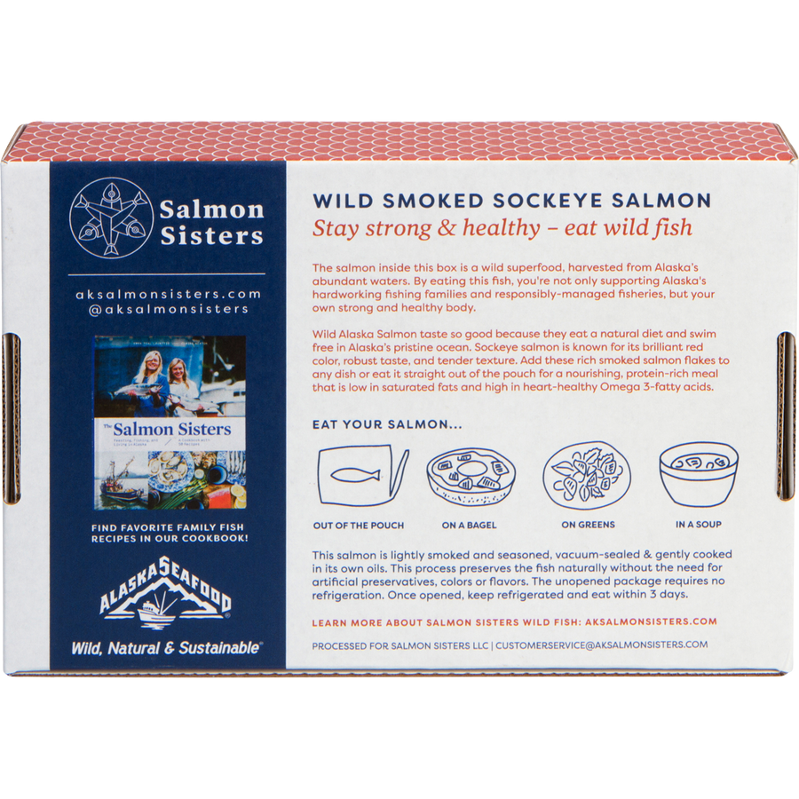 Pre-Order Wild Smoked Sockeye Salmon Box