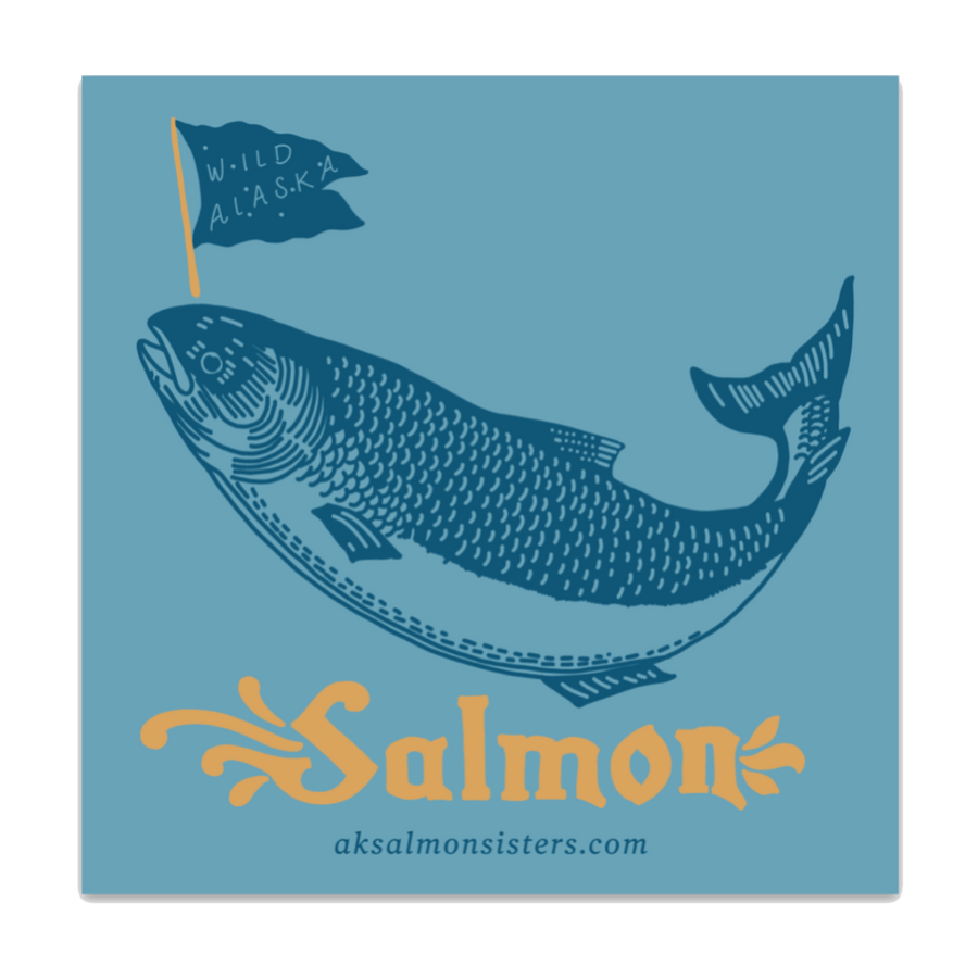 Alaska Wild Salmon Decal