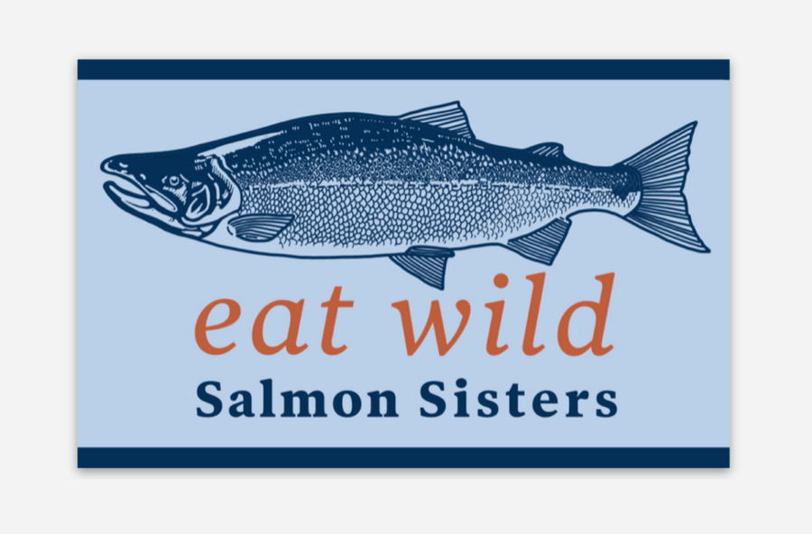 Eat Wild Decal - Blue