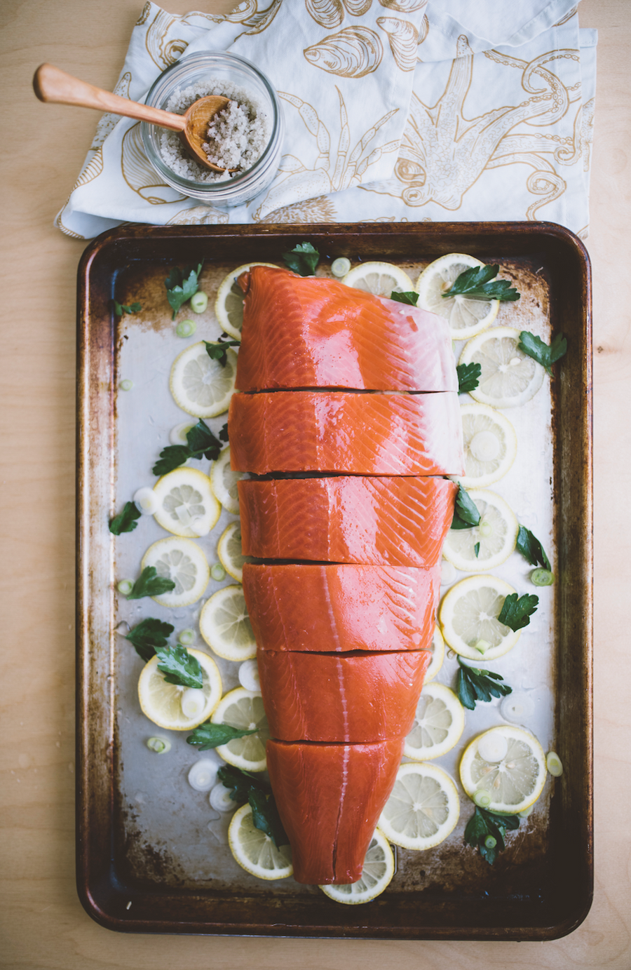 Wild Alaska Sockeye Salmon Fillet Box: 10 Fillets