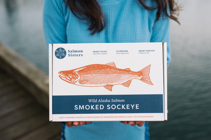 Wild Smoked Sockeye Salmon Box