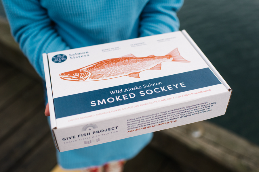 Wild Smoked Sockeye Salmon Box – Salmon Sisters