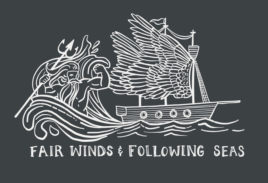 Fair Winds & Following Seas Art Print – Salmon Sisters
