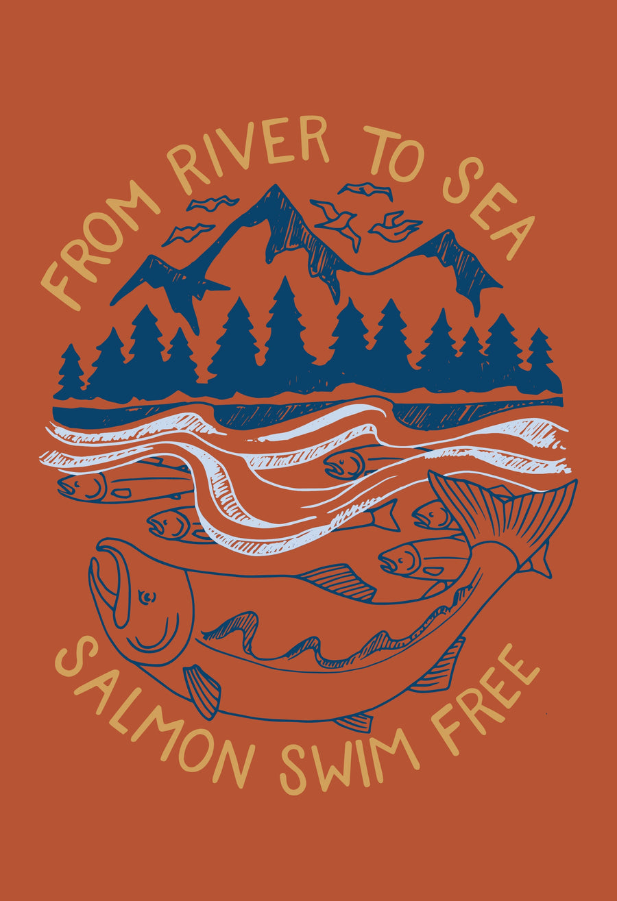 River To Sea Art Print